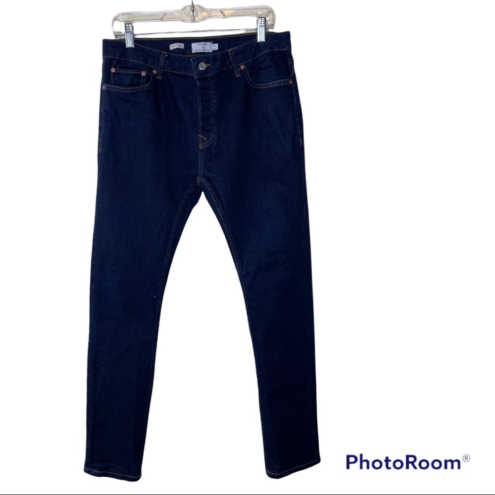 Topman Men’s Stretch Skinny Denim Jeans Size 34